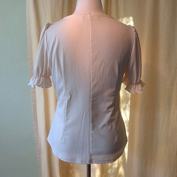 Victorian ruffle ruched top - Picture 7 of 8